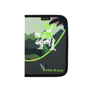 Penar echipat 34 piese, 2 clape, motiv Dino King