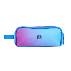 Penar tip etui dreptunghiular Oxford Gradient, albastru / roz - Img 5