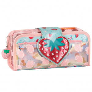 Penar tip etui Fun Time 2 in 1, motiv Strawberry Love