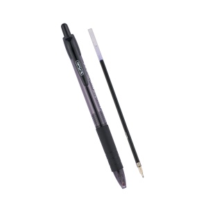 Pix cu gel Smoothy, 0,7 mm, negru, set 12 - Img 5