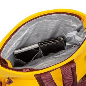 Rucsac Mart-Los Angeles Rolltop Mini, culoare galben - Img 5