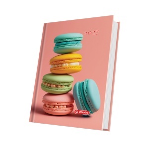 Agenda datata 2027, format A5, 352 pagini, motiv Delicious