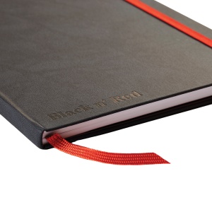 Agenda nedatata Oxford Black n' Red A5 72 file, coperta rigida, dictando - Img 2