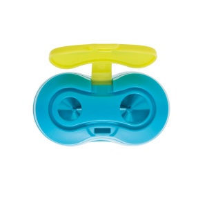 Ascutitoare plastic dubla cu container, diverse culori, blister - Img 6
