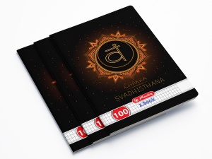 Caiet A4 100 file patratele, motiv Chakra - Img 5