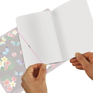 Caiet my.book flex A5, 40 file punctat, motiv LadyLike Butterflies - Img 2