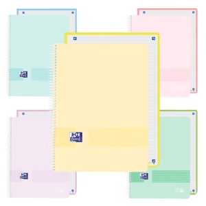 Caiet Oxford Europeanbook 1 Live & Go A4+ 80 file, Write & Erase, scribzee, dictando, mix culori pastel - Img 2