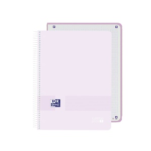 Caiet Oxford Europeanbook 1 Live & Go A4+ 80 file, Write & Erase, scribzee, patratele, mix culori pastel - Img 4