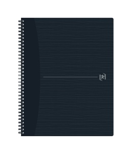 Caiet Oxford Origins, A4+ 70 file, hartie Optik 90g/mp, spira dubla, scribzee, dictando, culoare negru - Img 1