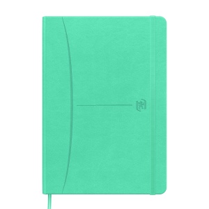 Caiet premium cu elastic Oxford Signature, A5 80 file, hartie Optik 90g/mp, scribzee, patratele, diverse culori pastel - Img 4