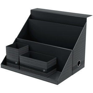 Cutie organizator birou + suport instrumente de scris Oxford Harmonia all-in-one, mix culori - Img 4