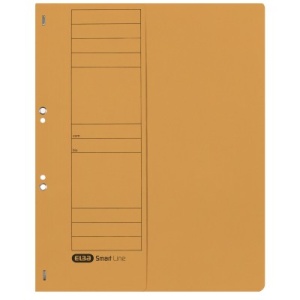 Dosar cu capse Elba Smart Eyelet A4 1/2, capacitate 200 coli, culoare galben - Img 1