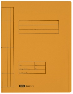 Dosar sina Elba Smart A4, carton 250g/mp, capacitate 200 file, culoare galben