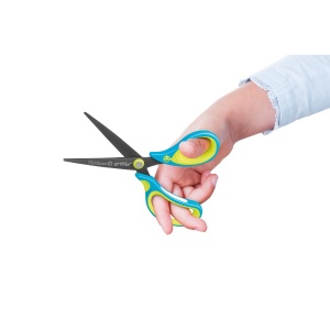 Foarfeca griffix pentru dreptaci, neon fresh, varf ascutit, 15 cm - Img 4