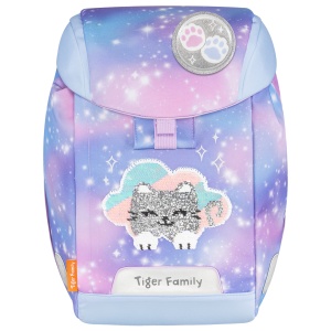 Ghiozdan neechipat Eggie Flex, motiv Kitty in Clouds