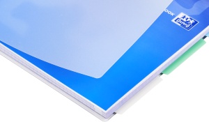 Oxford Project Book, A4 80 file, hartie Optik 90g/mp, spira dubla, scribzee, patratele, gradient classic mix culori - Img 8