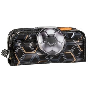 Penar tip etui Fun Time 2 in 1, motiv Silver Football