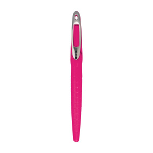 Stilou my.pen penita L pentru stangaci, roz/alb, blister - Img 3