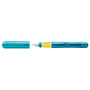 Stilou Pelikano Junior, penita A pentru dreptaci, grip ergonomic, culoare turcoaz - Img 3
