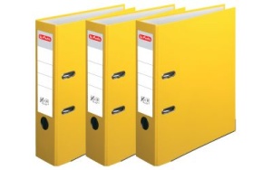 Biblioraft A4 7.5 cm, galben