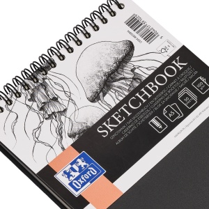 Bloc desen Sketchbook A5 cu spira dubla, 50 file, hartie 100g/mp - Img 2