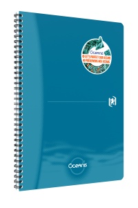Caiet organizator Oxford Office Oceanis, A4 90 file, hartie Optik 90g/mp, spira dubla, scribzee, patratele, diverse culori - Img 4