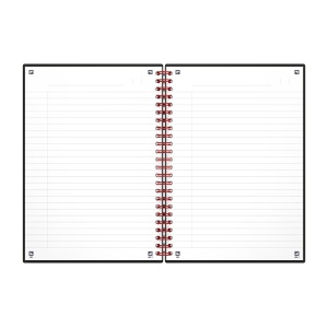Caiet Oxford Black n' Red A5 70 file, PP, hartie Optik 90g/mp, dictando - Img 3