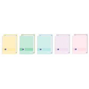 Caiet Oxford Europeanbook 1 Live & Go A4+ 80 file, Write & Erase, scribzee, dictando, mix culori pastel