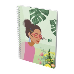 Caiet Oxford Horizons, A5 60 file, hartie Optik 90g/mp, spira dubla, scribzee, patratele, diverse motive - Img 5