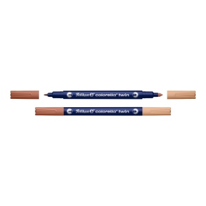 Carioca Colorella Twin C304, bicolore (20 culori), include highlighter, set 10 - Img 11