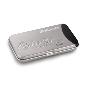 Cerneala Edelstein Onix, set 6 patroane in caseta metalica, culoare negru