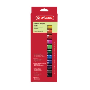 Creioane tempera solida, set 12