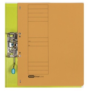 Dosar cu capse Elba Smart Eyelet A4 1/1, capacitate 200 coli, culoare galben - Img 2