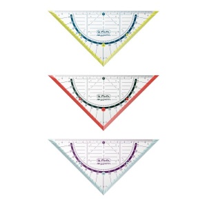 Echer/raportor my.pen, 16 cm, diverse culori - Img 2