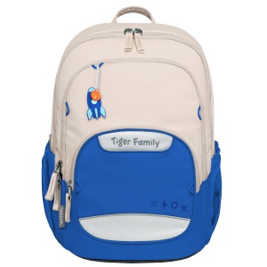 Ghiozdan neechipat Jetti Flex, motiv Beige Blue