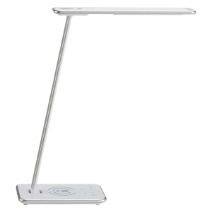 Lampa Unilux LED Jazz pentru birou, comutator tactil, iluminare inteligenta cu senzor, port USB, culoare gri - Img 8