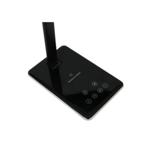Lampa Unilux LED Linka pentru birou, comutator tactil, port USB, baza de incarcare wireless, culoare negru - Img 8