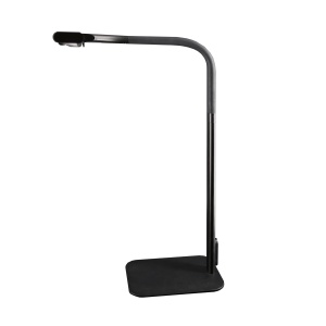 Lampa Unilux LED Strata Base pentru birou, cap 66cm pentru amplitudine iluminare, telecomanda wireless, comutator tactil, functie memorie, functie timer, port USB, culoare negru - Img 6