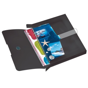 Mapa EOTG A4 40mm, inchidere cu elastic, negru - Img 2