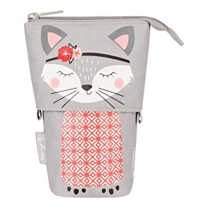 Penar + suport instrumente de scris, 2 in 1, motiv Kitty