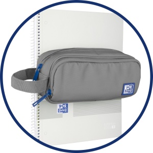 Penar tip etui dreptunghiular Oxford Kangoo B-Smart, gri - Img 3