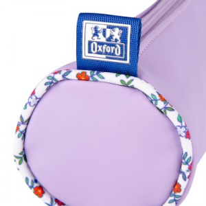 Penar tip etui rotund Oxford Floral Pastel, lila - Img 2