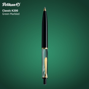 Pix Classic Green Marbled K200, accesorii placate aur 24k