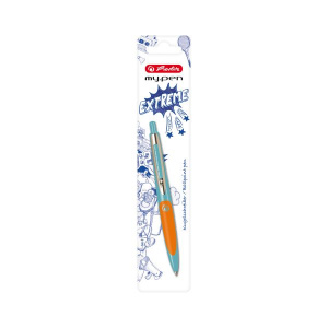 Pix my.pen turcoaz / orange, blister