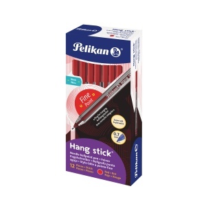 Pix Stick Hang K86H, unica folosinta, mina rosie, set 12 buc in cutie carton