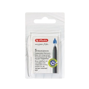 Rezerva roller my.pen, culoare albastru, set 5, blister - Img 2