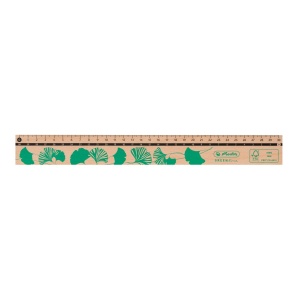 Rigla, lemn 100% FSC, 30 cm, diverse motive