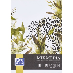 Bloc desen Mix Media A5, 50 file, hartie 225 g/mp, colectia Oxford Artistic