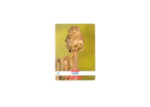 Caiet A5, 48 file, 70g/mp, velin, colturi rotunjite, motiv Animals - Img 4