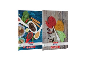 Caiet A5 80 file patratele, motiv Spices - Img 1